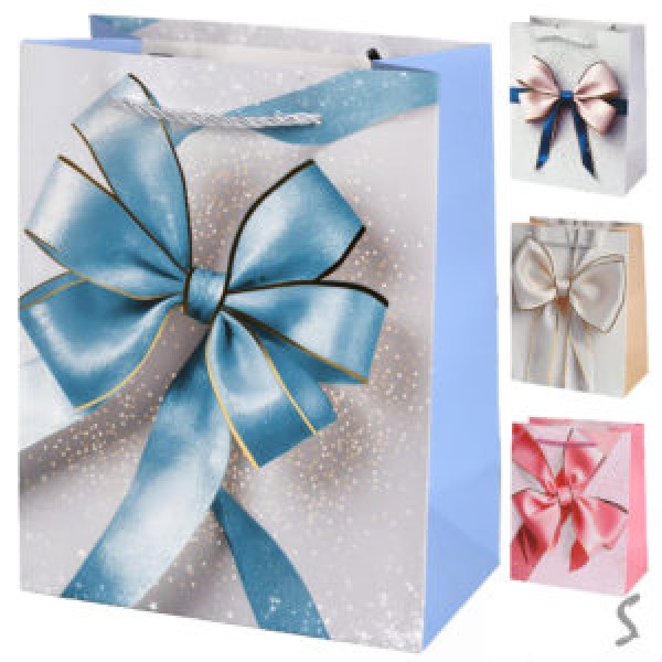 247293 Пакет подарунковий паперовий S "Bow" 18*23*10см R33510-S