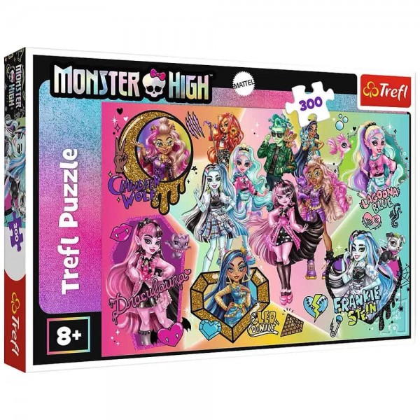 223067 30277 Trefl Пазли "300" Monster High Зомбі на вершині!