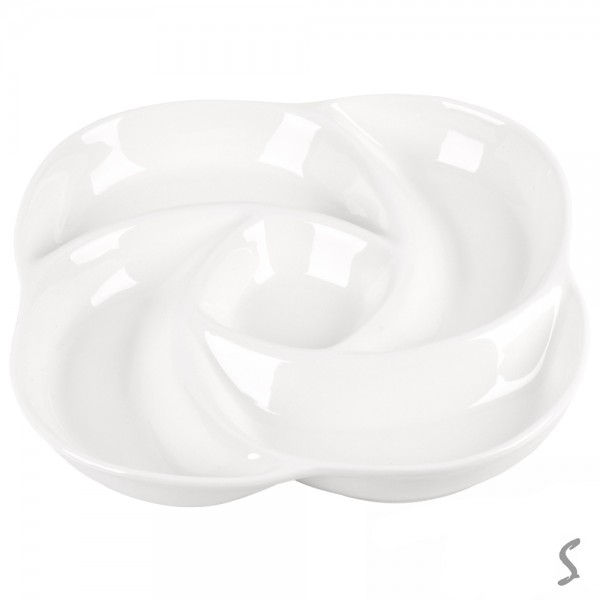 244774 Мінажниця порцеляна "Petal" 26.5*26.5*3см MC4278-12