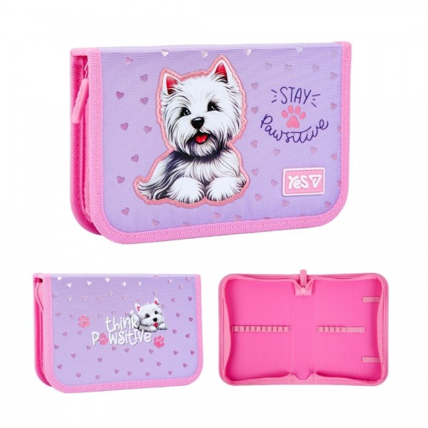 259565 Пенал твердий Yes одинарний без клапана HP-02 Pawesome