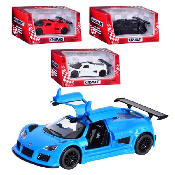 178649 Машинка KINSMART HU KT 5356 W 1:36 2010 GUMPERT APOLLO, мет.,  інерц., кор.