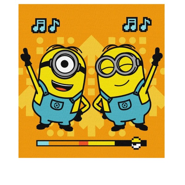 261234 KHO для дітей UN "Minions: Танцювальна вечірка" 25х25см