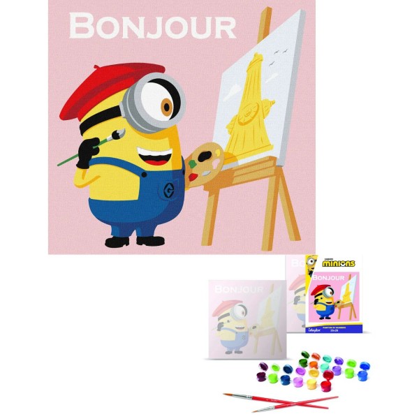 261237 KHO для дітей UN "Minions: Художник у Парижі" 25х25см