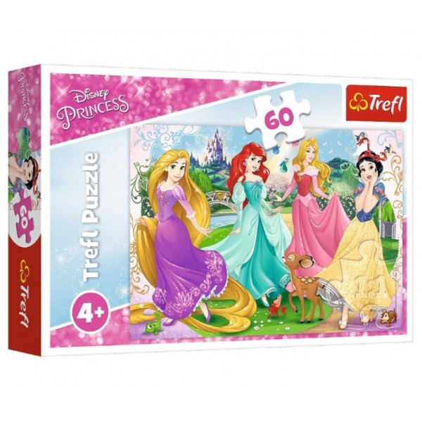 182117 Пазли Trefl 17347 Disney Princesses: Улюблені принцеси, 60 дет.