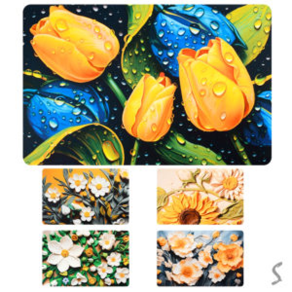 258236 Килимок у ванну "Bloom" 38*58см R37529