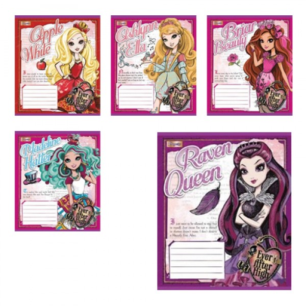 194217 А5/12 кл. 1В EVER AFTER HIGH-15 зошит учнів.