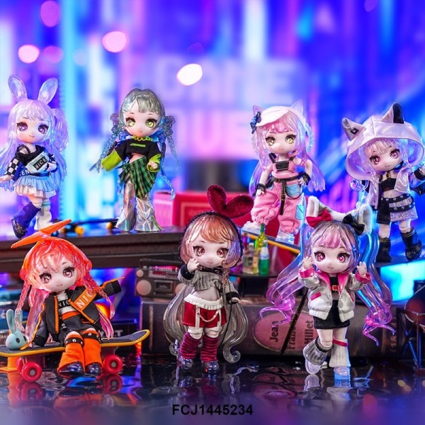 248315 Фигурка MT40200 аніме, шарнірна, картка, кор.(сюрприз), мікс видів, 6 шт. в диспл.,24,5-17,5-18,5см.