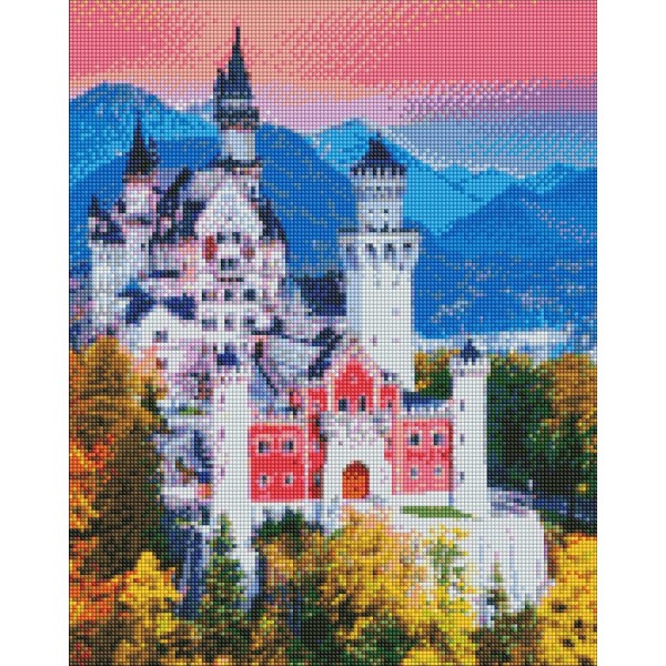 158172 Набір з алмазною мозаїкою "Казкова Німеччина" 40х50см