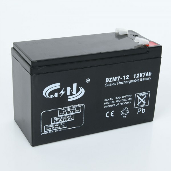 163588 Батарея 12V7Ah-GEL-BATTERY гелева, універсальна, DZM, 12V7Ah, 15-9,5-6,5 см.