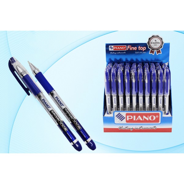 152280 Ручка масляна, синя, 0,7мм, РТ-501, Piano