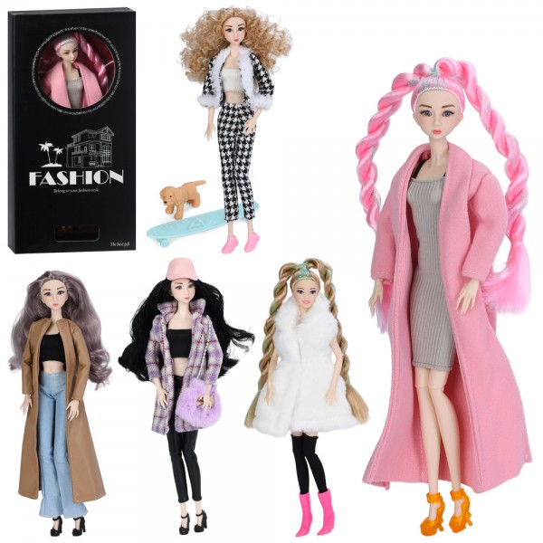 245184 Лялька 885-A4-10-12-13-14 (30шт) 31см, шарнірна, мікс видів, в кор-ці, 19,5-39-6см