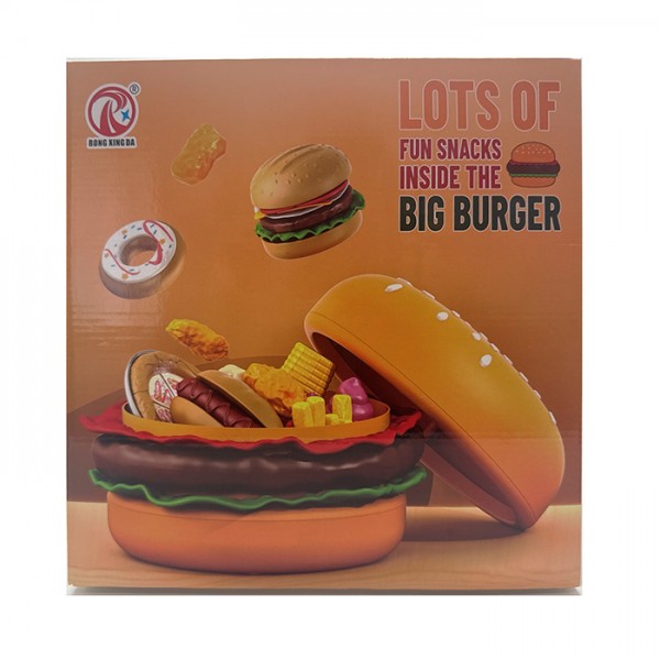 245201 Продукти RX-509C (24шт) бургер 21см, фаст-фуд, морозиво, в кор-ці, 24-23-17см