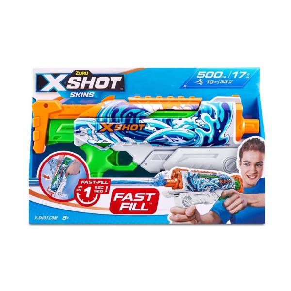 165021 X -Shot Водний бластер Fast FIill Sins HYPERLOAD Waves, 11854A