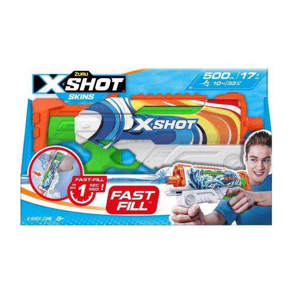 165022 X -Shot Водний бластер Fast FIill Sins HYPERLOAD Malibu, 11854B