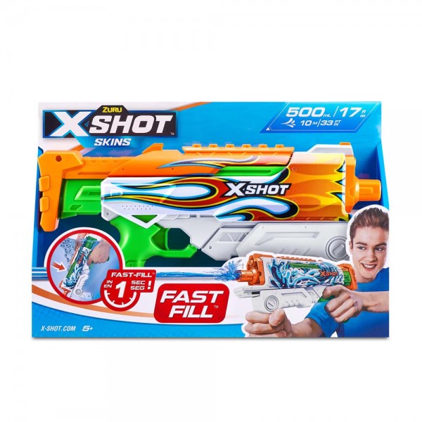 165023 X -Shot Водний бластер Fast FIill Sins HYPERLOAD Inferno, 11854D