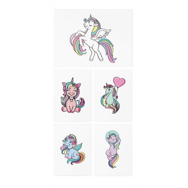 182521 Тимчасові тату TATTon.me Unicorns set