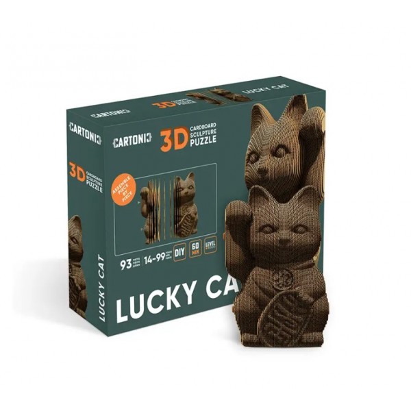 178879 Картонний конструктор "Cartonic 3D Puzzle Lucky cat"