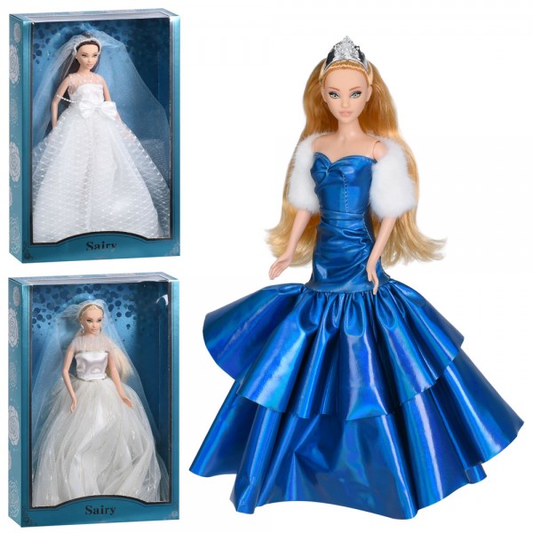 246165 Лялька 8837-38-39 29см, 3 види (2 види наречена), в кор-ці, 21-33-6см