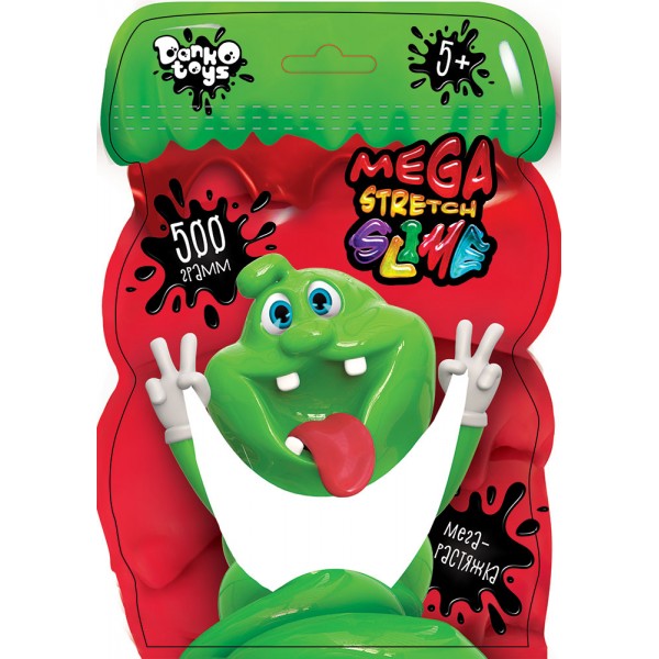 101786 В'язка маса "Mega Stretch Slime" пакет 500г рос (12) 