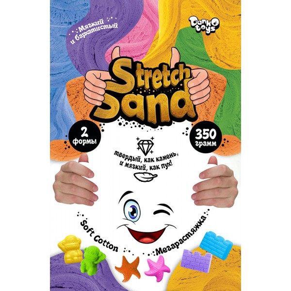 101789 Креативна творчість "Stretch Sand" пакет 350г рос(12) 