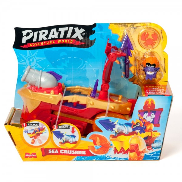241392 Ігровий набір PIRATIX S - ПІРАТСЬКИЙ КОРАБЕЛЬ МОРСЬКИЙ ГРОМОВИК