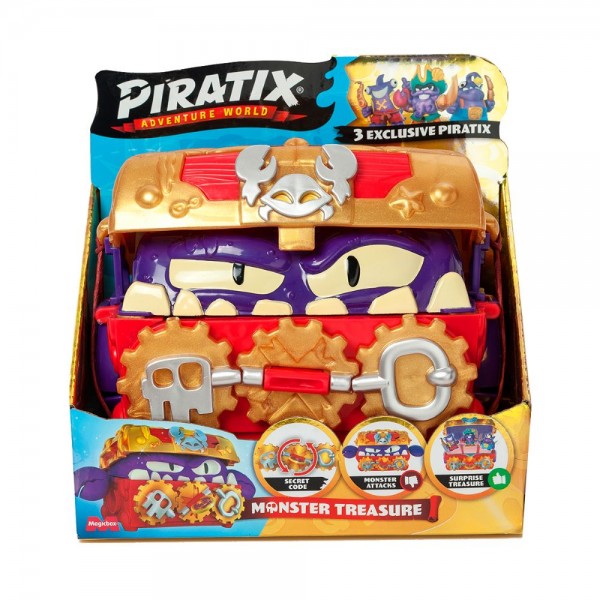 241393 Ігровий набір PIRATIX S - СКРИНЯ ЗІ СКАРБАМИ