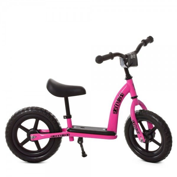 100890 Біговел дитячий PROFI KIDS 12д. М 5455-4 колеса EVA, пласт.обід, підст.для ніг, підніжка, рожевий.