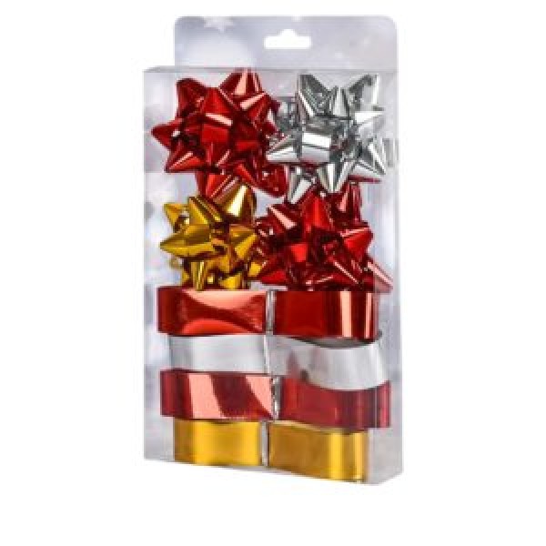 244814 Декор святковий 8пр/наб 10.5*16.5см R96079