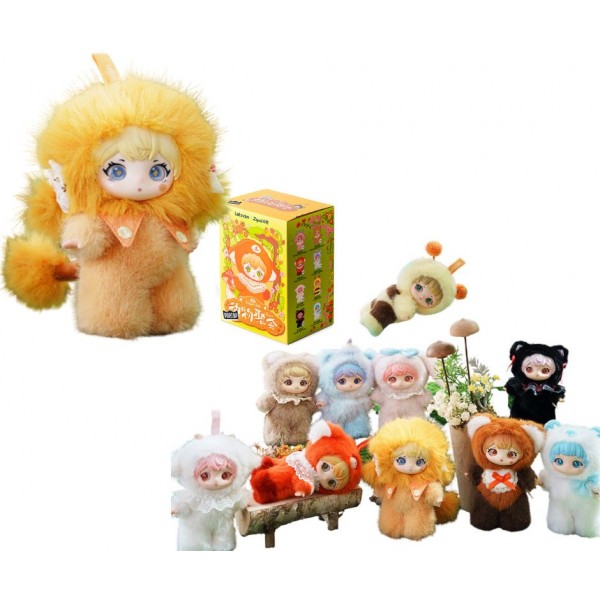 245037 Колекційна м’яка іграшка з кільцем POP TOP Letsvan серії "Ziyuli" - ПАТІ ЗВІРЯТОК (у дисп., в ас.)