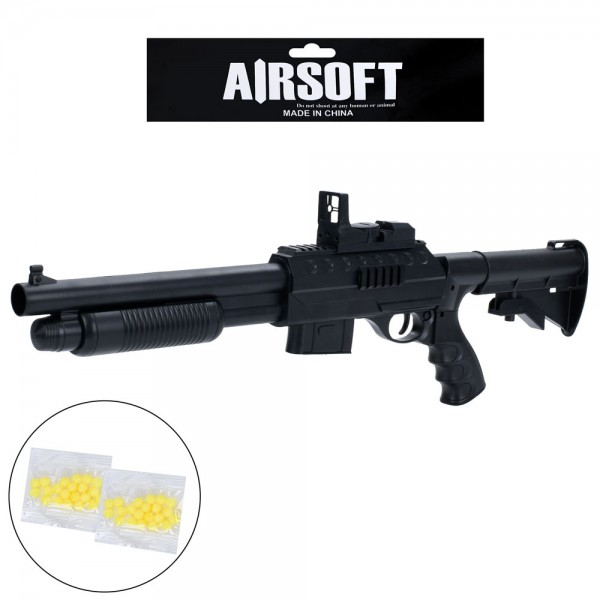 244270 Автомат 0581C-1 пластикові кулі, світло, кул., 21-75-7 см.