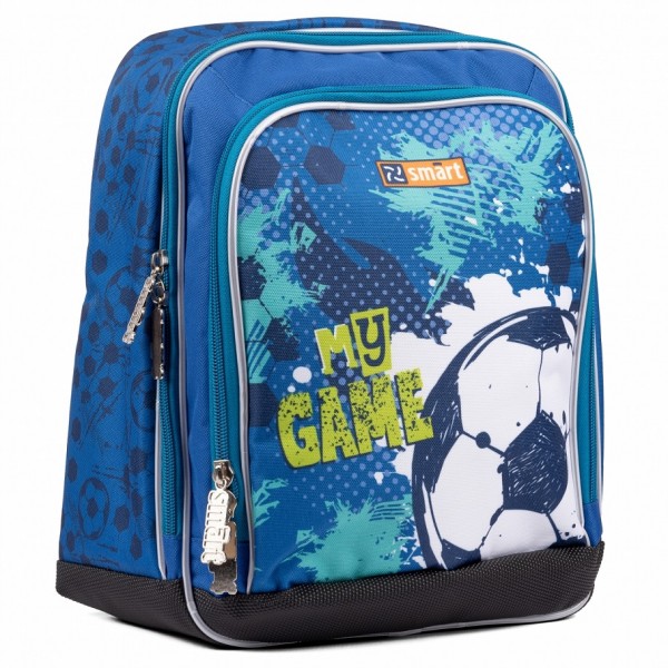 143505 Рюкзак шкільний SMART H-55 "My Game", синій