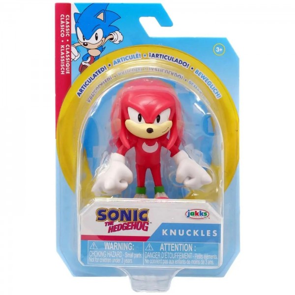 182464 Ігрова фігурка з артикуляцією SONIC THE HEDGEHOG - КЛАСИЧНИЙ НАКЛЗ (6 cm)