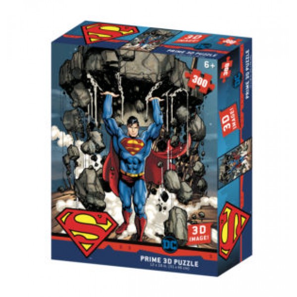 173046 Пазли 3D 33005 Superman, 31-46см., 300дет., кор., 18-23-5см.