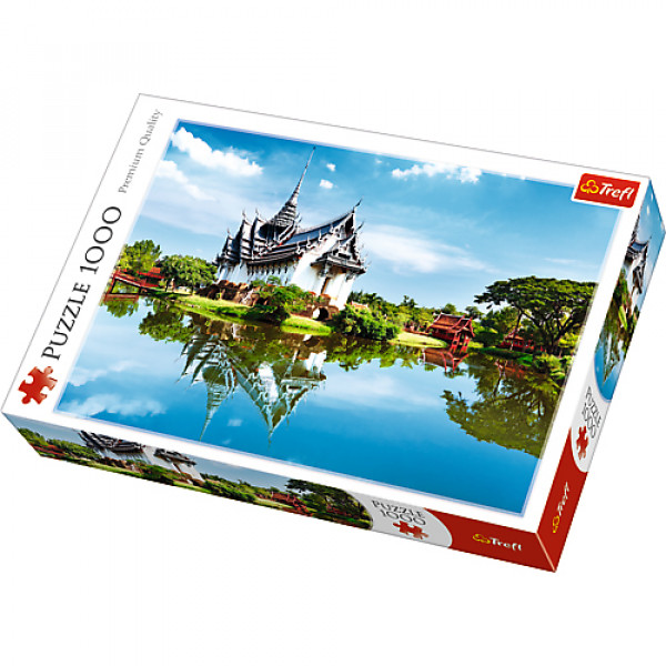 12701 Дитячі іграшки головоломки-пазли з картону Puzzles - "1000" - Sanphet Prasat Palace / Trefl