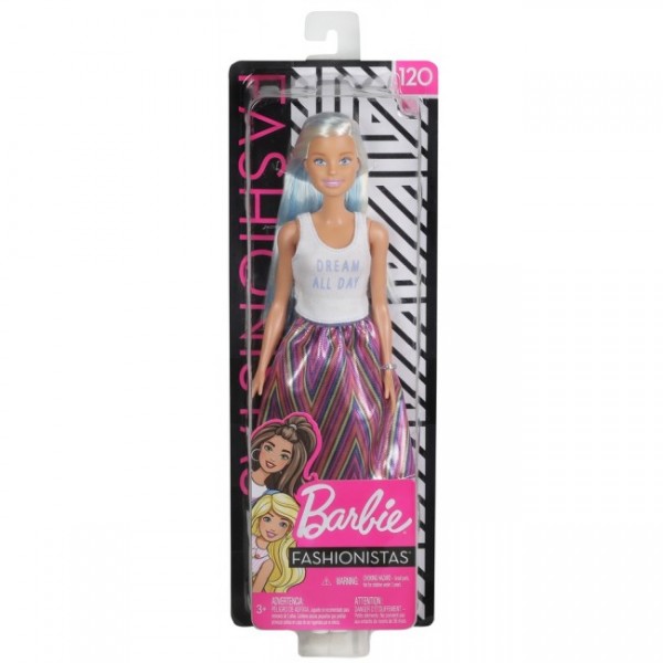 111694 Лялька "Модниця" з блакитними прядками Barbie (в ас.)