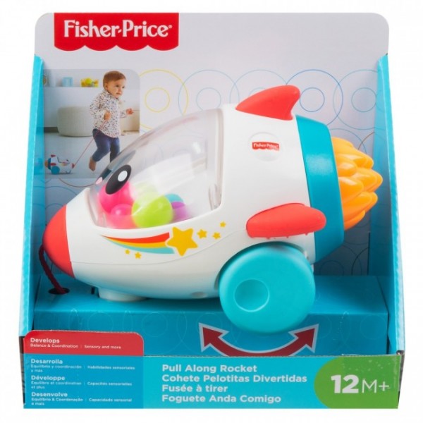 119167 Іграшка-каталка "Весела ракета" Fisher-Price