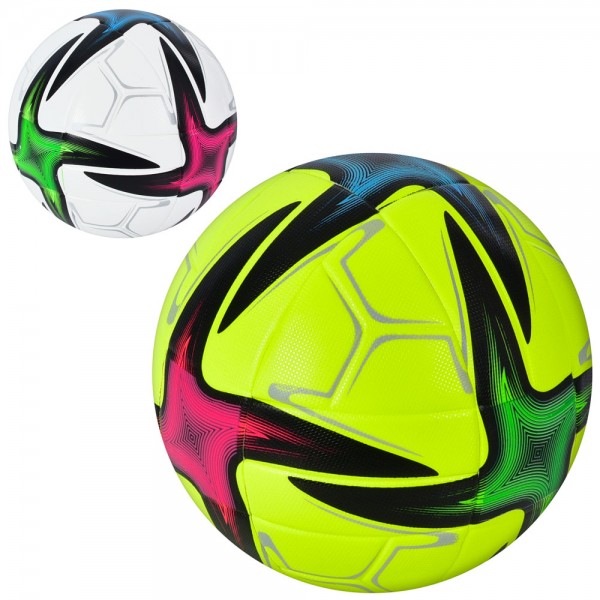 153544 М'яч футбольний MS 3602 розмір 5, ПУ, 400-420г, ламінов., 2 кольори, кул.
