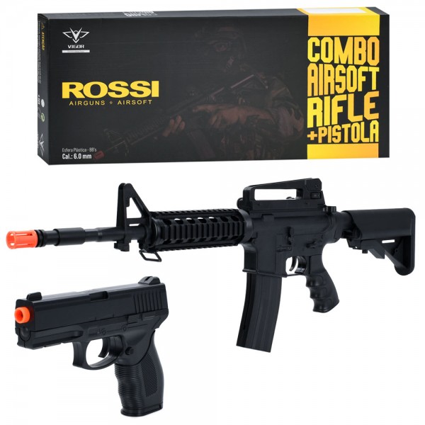 244281 Автомат 9905 набір зброї (пістолет 1шт.), стріляє пластиковими кулями, кор., 70,5-28-8 см.