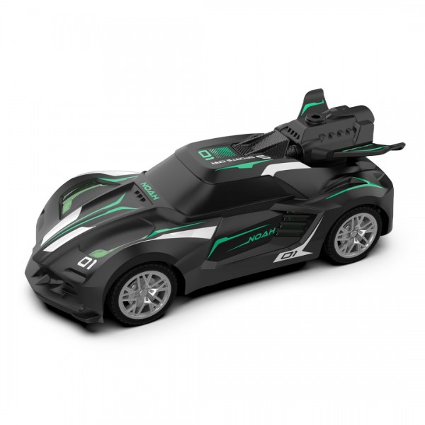 262105 Автомобіль SPRAY CAR на р/к - SPORT (чорний, 1:24, світло, вихлопна пара)