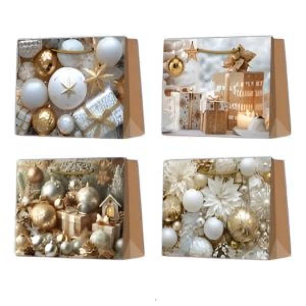 262316 Пакет новорічний паперовий L "Christmas gifts" 30*41.5*12см