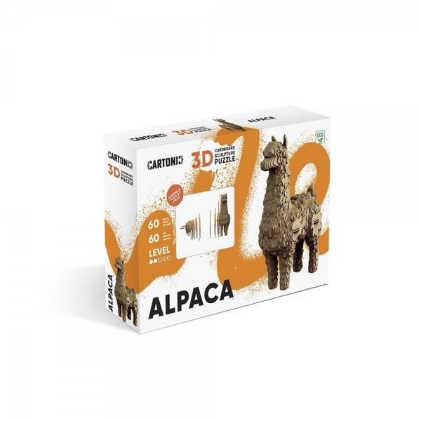 192605 Картонний конструктор "Cartonic 3D Puzzle ALPACA"