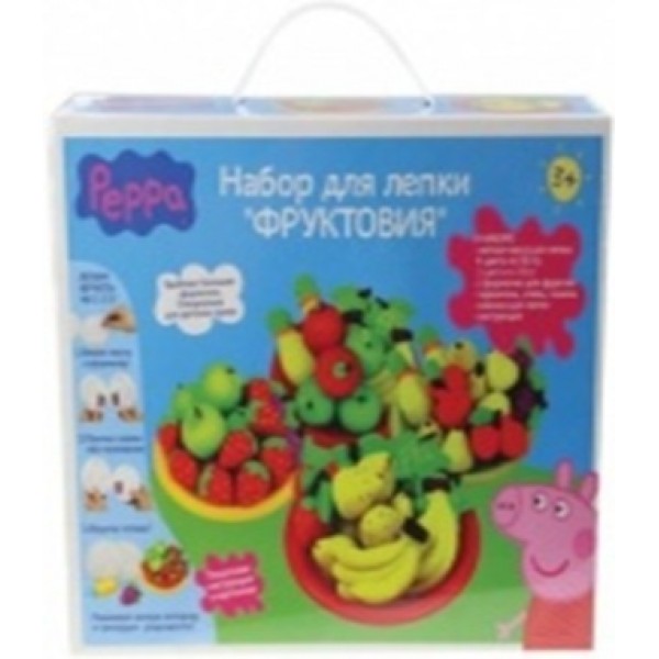 173640 Набір для ліплення  «Фруктовия», 7кол (290гр),форм.,т.м.Peppa Pig