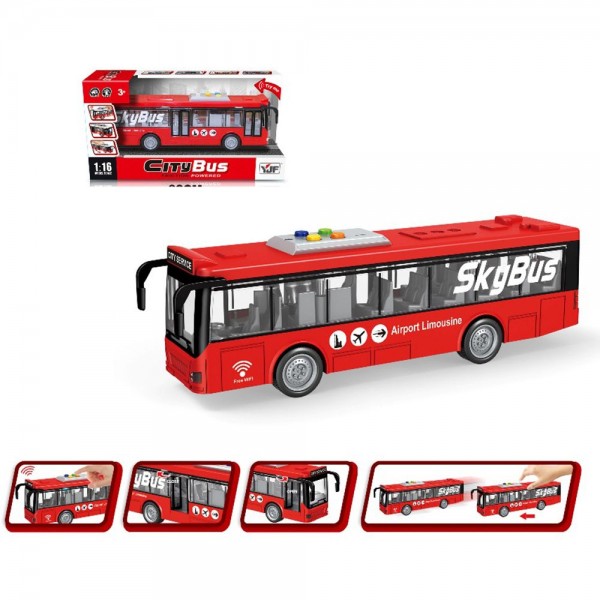 249151 Автобус A1119-4 інерція,1:16, звук, світло, гум.колеса, відчин.двері,бат.кор.32-16,5-11см