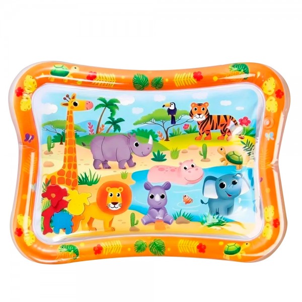 249156 Килимок для немовляти INT 0040 надувний килимок,водяний килимок,тварини,пак.20-25-2см