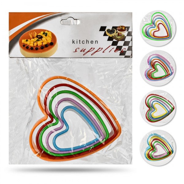 211812 Форми фігурні для печива пластик 5шт/наб, R98054