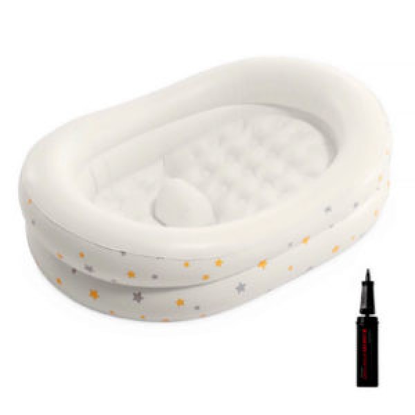 249796 Басейн дитячий 48523 надувний, Зірка,дитяча надувна ванна,89х66х25см, насос, рем.комплект