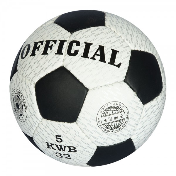 74274 М'яч футбольний OFFICIAL 2500-207 розмір 5, ПУ 1,4мм, ручна робота, 420-430г, кул.