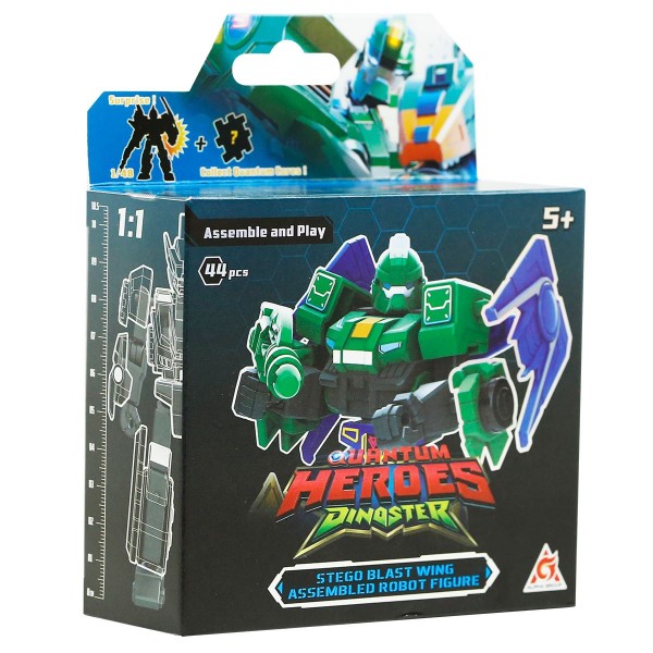 244606 Робот-конструктор DINOSTER - СТЕГО БЛАСТ ВІНГ