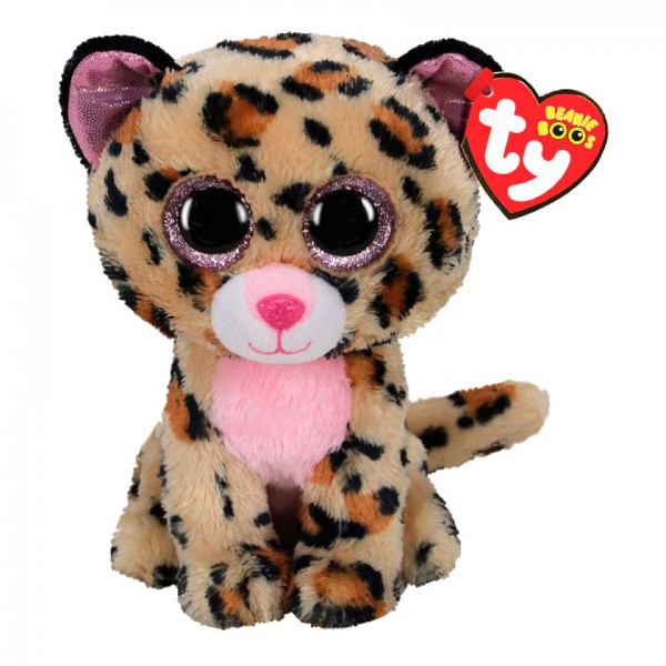 158856 Дитяча іграшка м’яконабивна TY Beanie Boos 36490 Леопард "LIVVIE" 25 см