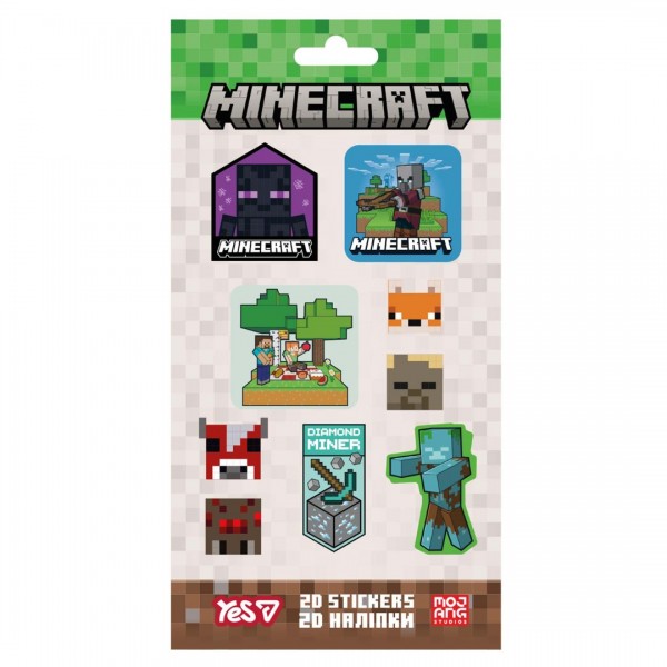 259539 Набір наліпок 2D Yes "Minecraft Characters"